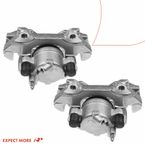 2 Pcs Front Brake Caliper with Bracket for Fiat 500 2012-2019