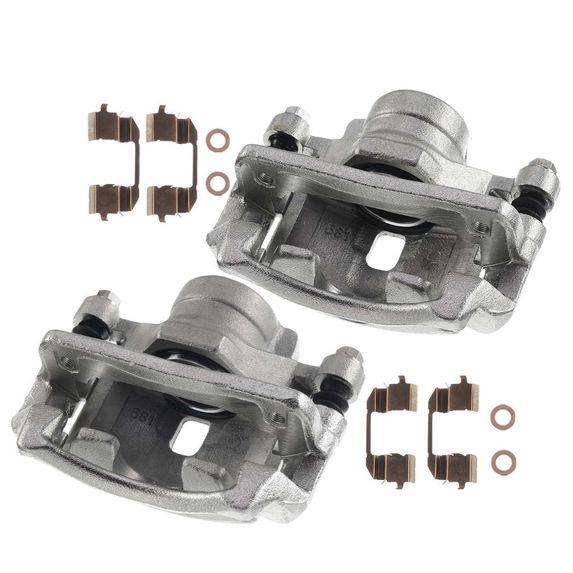2 Pcs Front Brake Caliper with Bracket for Acura CL Honda Accord