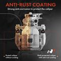 A-Premium 2000 Volkswagen Jetta brake caliper features anti-rust coating