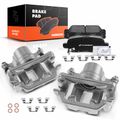 6 Pcs Rear Disc Brake Calipers & Ceramic Pads for Infiniti FX35 FX45 2003-2008