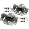 4 Pcs Front & Rear Disc Brake Calipers for Dodge Attitude 06-11 Hyundai Accent Rio