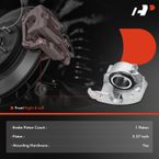 2 Pcs Front Disc Brake Calipers without Bracket for Dodge W200 W250 W300 W350