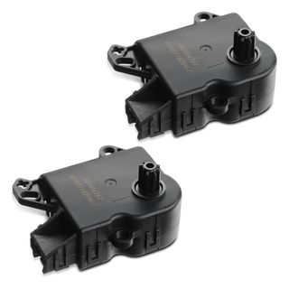 2 Pcs Main Mode Floor HVAC Blend Door Actuator for Ford Mustang 2010-2014