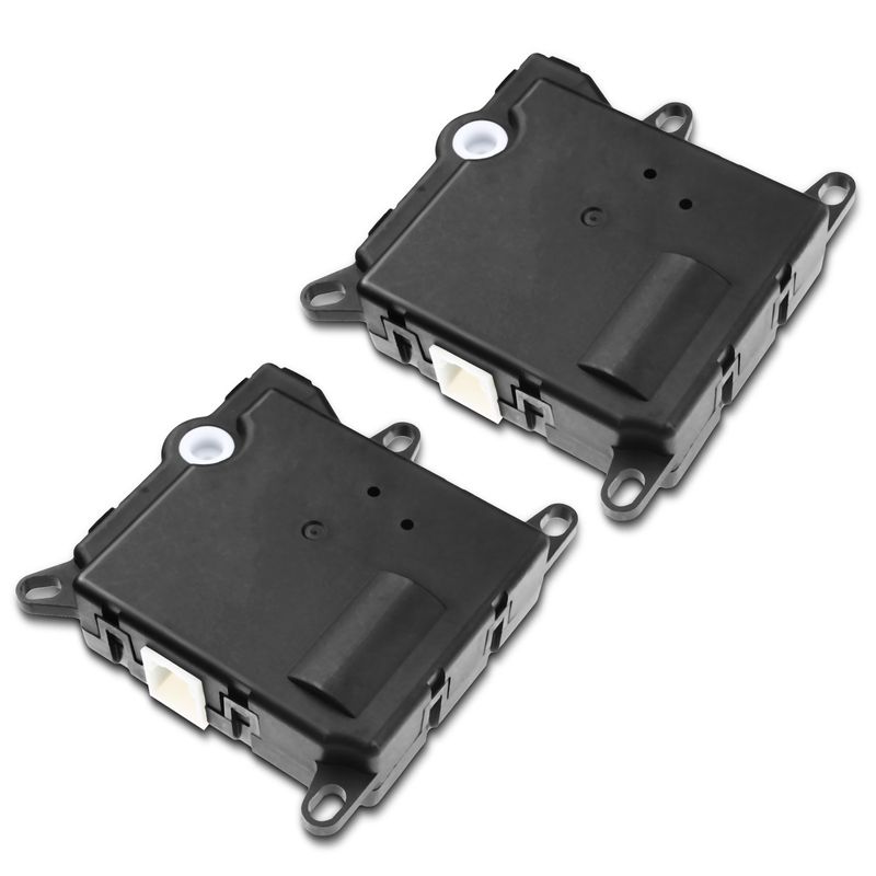 2 Pcs Auxiliary HVAC Blend Door Actuator for 2001 Lincoln Navigator