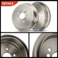 2 Pcs Rear Brake Drum for 2006 Toyota Camry