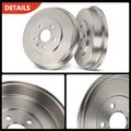 2 Pcs Rear Brake Drum for Chevrolet Cruze 2011-2015 Cruze Limited 2016