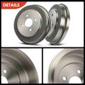 2 Pcs Rear Brake Drum for 2007 Saturn Ion