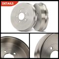 2 Pcs Rear Brake Drum for Ford Escape Mazda Tribute Mercury Mariner