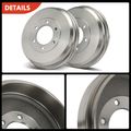 2 Pcs Rear Brake Drum for Chevrolet Colorado 2004-2012 GMC Canyon Isuzu I-290