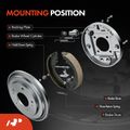 Rear Brake Drums & Ceramic Brake Shoes for Chevy Cruze 2011-2015 Cruze Limited