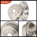 Rear Brake Drums & Ceramic Brake Shoes for Chevy Cruze 2011-2015 Cruze Limited