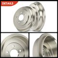 Rear Brake Drums & Ceramic Brake Shoes for Chevy Colorado GMC Canyon 2009-2012