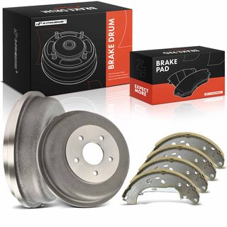 Rear Brake Drums & Ceramic Brake Shoes for Ford Transit Connect 2010-2013