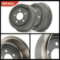 Rear Brake Drums & Ceramic Brake Shoes for Jeep Cherokee 1990-2001 Comanche TJ