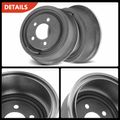 6 Pcs Rear Brake Drums & Ceramic Brake Shoes for Jeep TJ Wrangler 2001-2006