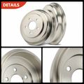 Rear Brake Drums & Ceramic Brake Shoes for Chevrolet Malibu 2004-2007