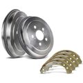 Rear Brake Drums & Ceramic Brake Shoes for Toyota Corolla 2002-2008 L4 1.8L GAS