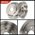 6 Pcs Rear Brake Drums & Ceramic Brake Shoes for Chevy Cobalt 2009-2010 HHR Pontiac G5