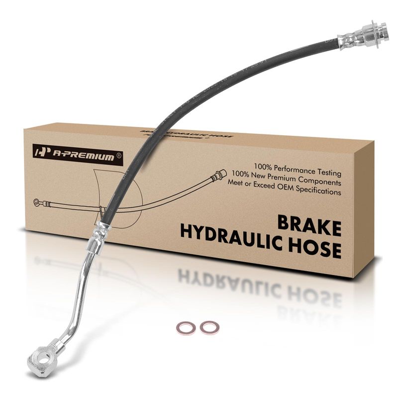 Front Driver Brake Hydraulic Hose for 1989 Buick Regal