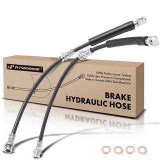 2 Pcs Front Brake Hydraulic Hose for Chevrolet Camaro Pontiac Firebird