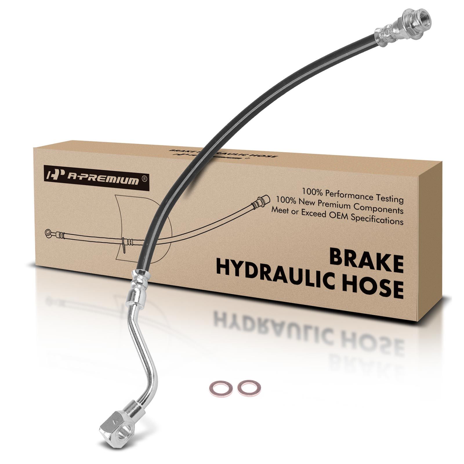 Front Passenger Brake Hydraulic Hose for 1996 Oldsmobile Cutlass Supreme