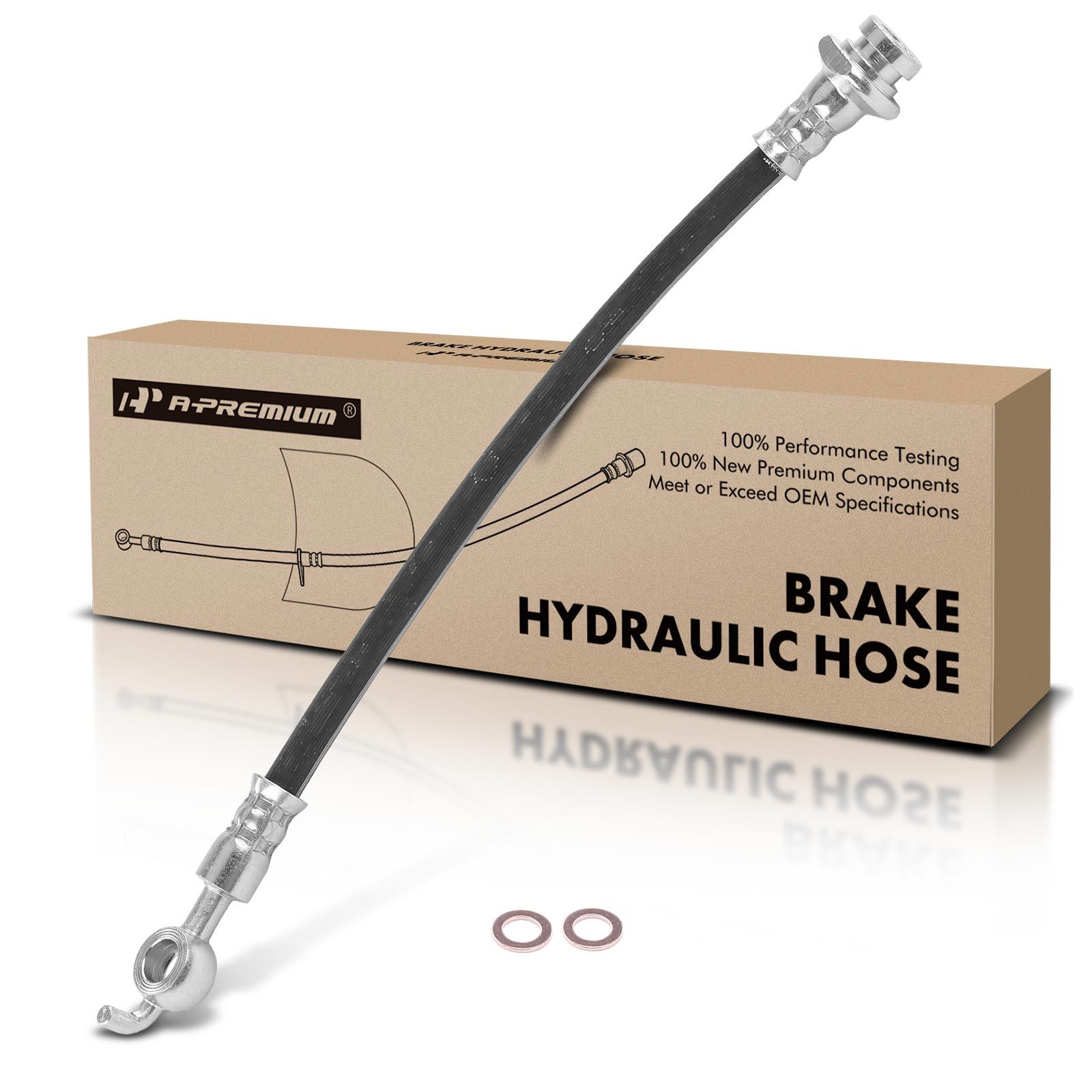 Rear Left or Right Outer Brake Hydraulic Hose