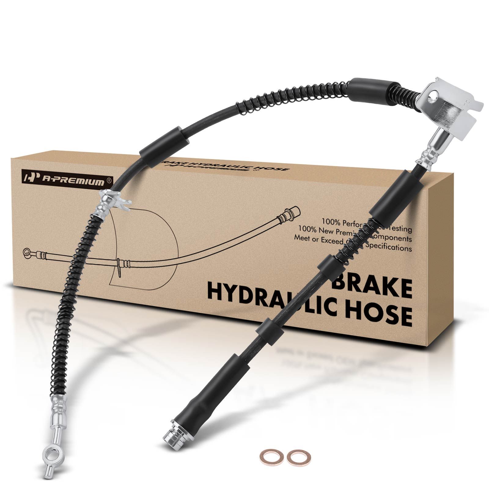 Front Passenger Brake Hydraulic Hose for 2012 Land Rover Range Rover Sport