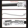 2 Pcs Rear Brake Hydraulic Hose for BMW E53 X5 2000-2006 3.0L 4.4L 4.6L 4.8L