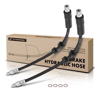 2 Pcs Front Brake Hydraulic Hose for Volvo C70 1998-2004 V70 S70 1998-2000