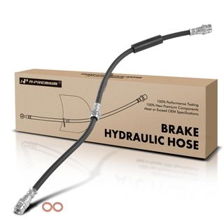 Front Driver or Passenger Brake Hydraulic Hose for Audi TT Quattro TTS Quattro