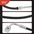 2 Pcs Rear Brake Hydraulic Hose for 2007 Jeep Wrangler