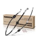 2 Pcs Front Brake Hydraulic Hose for 1989 Chevrolet Tracker