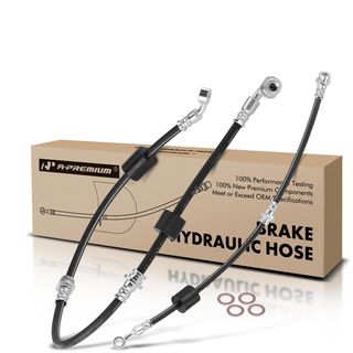 2 Pcs Front Brake Hydraulic Hose for Chevrolet Geo GMC Tracker Suzuki