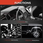 2Pcs Front Brake Hydraulic Hose for Acura RDX 2007-2012 Honda CR-V 2012-2016