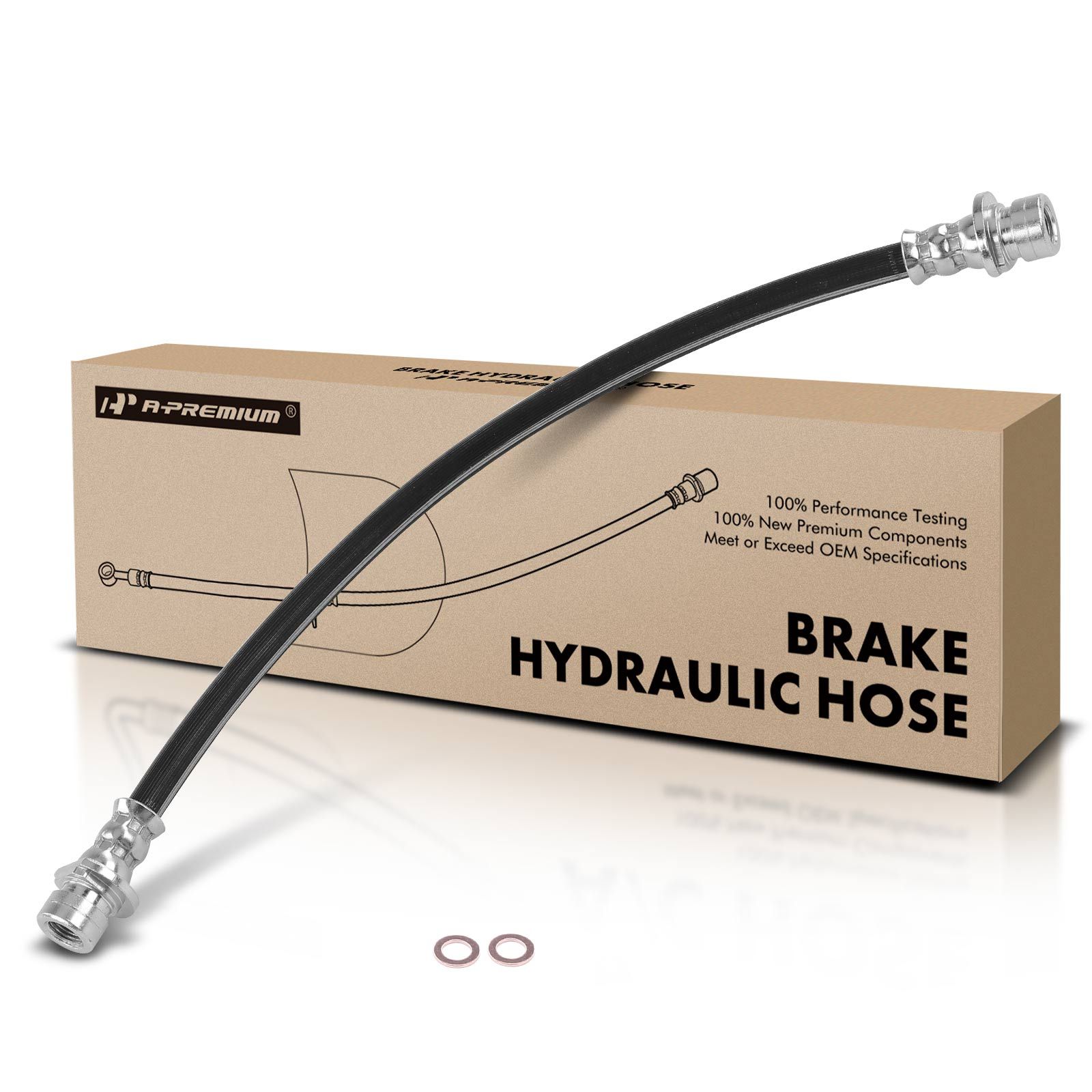 Front Driver or Passenger Brake Hydraulic Hose