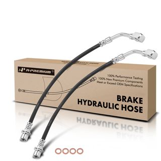 2 Pcs Front Brake Hydraulic Hose for Buick Rendezvous Pontiac Aztek