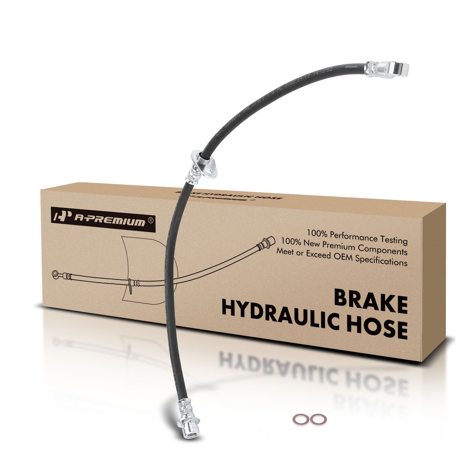 Front Driver Brake Hydraulic Hose for Honda CR-V 2002-2006 L4 2.4L