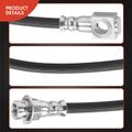 Brake Hydraulic Hose for 2002 Cadillac Eldorado