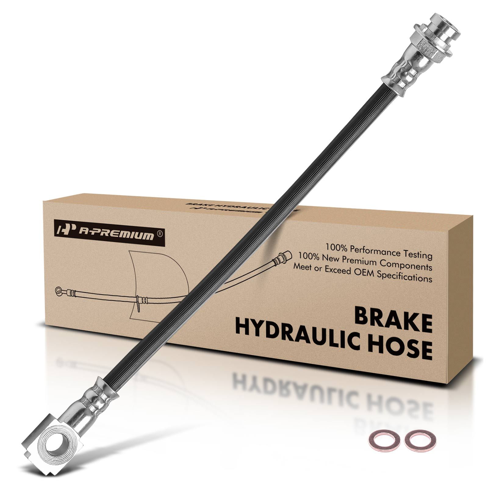 Rear Driver or Passenger Brake Hydraulic Hose for 2000 Oldsmobile Alero