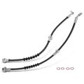 2 Pcs Front Brake Hydraulic Hose for 2004-2008 Nissan Maxima