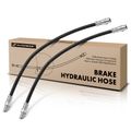 2 Pcs Front Brake Hydraulic Hose for 2013 Mercedes-Benz E350