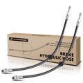 2 Pcs Front Brake Hydraulic Hose for 2003 BMW 325xi