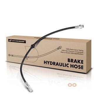 Front Driver or Passenger Brake Hydraulic Hose for Mini Cooper 2002-2008 L4 1.6L