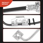 2Pcs Front Brake Hydraulic Hose for Dodge Ram 2500 3500 2003-2010 Ram