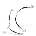 2 Pcs Front Brake Hydraulic Hose for 2003 Mazda 6