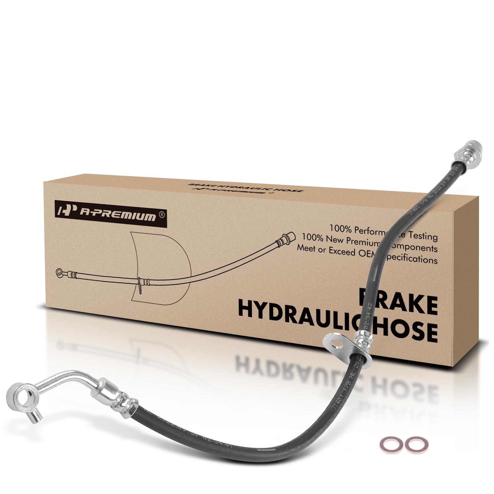 Front Driver Brake Hydraulic Hose