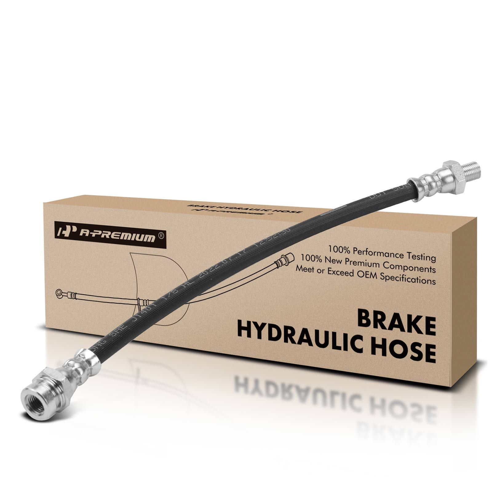 Rear Driver or Passenger Outer Brake Hydraulic Hose for 2013 Nissan Titan