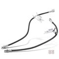 2 Pcs Front Brake Hydraulic Hose for 2008 Dodge Charger