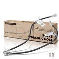 2 Pcs Front Brake Hydraulic Hose for 2008 Dodge Charger