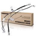 2 Pcs Front Brake Hydraulic Hose for 2009 Chevrolet Suburban 2500